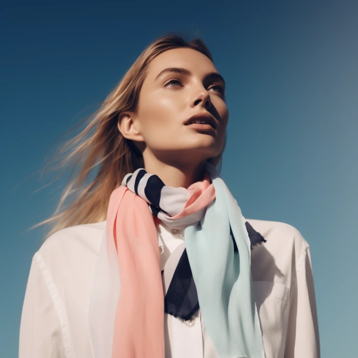 Niestandardowy szalik poliestrowy